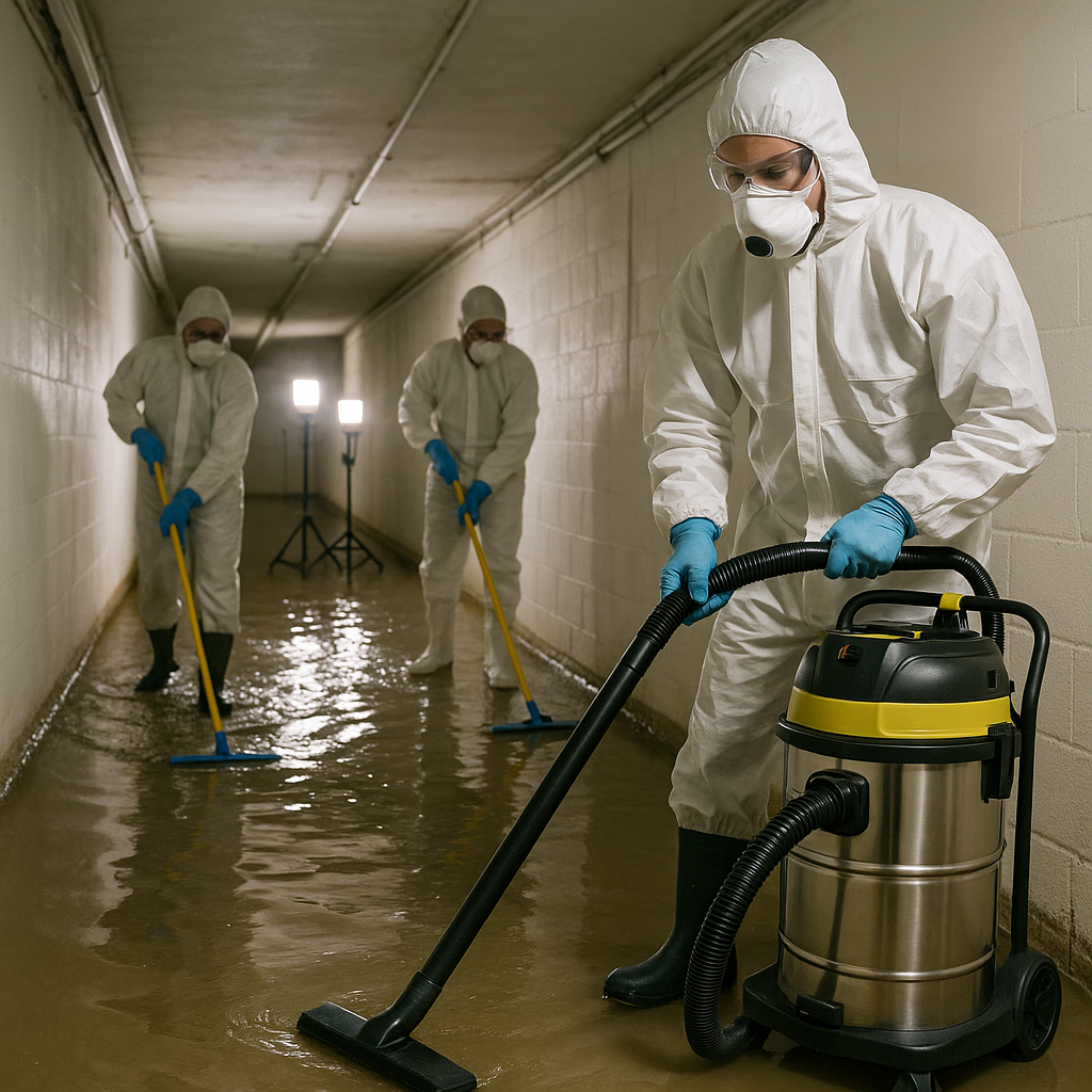 Nettoyage après sinistre, travaux et remise en état